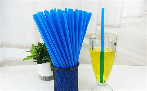 navy blue plastic straws